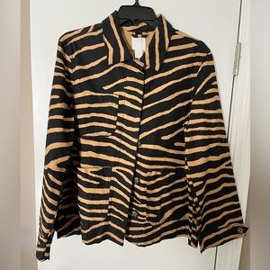 H&M / Zebra Cotton Jacket / 4